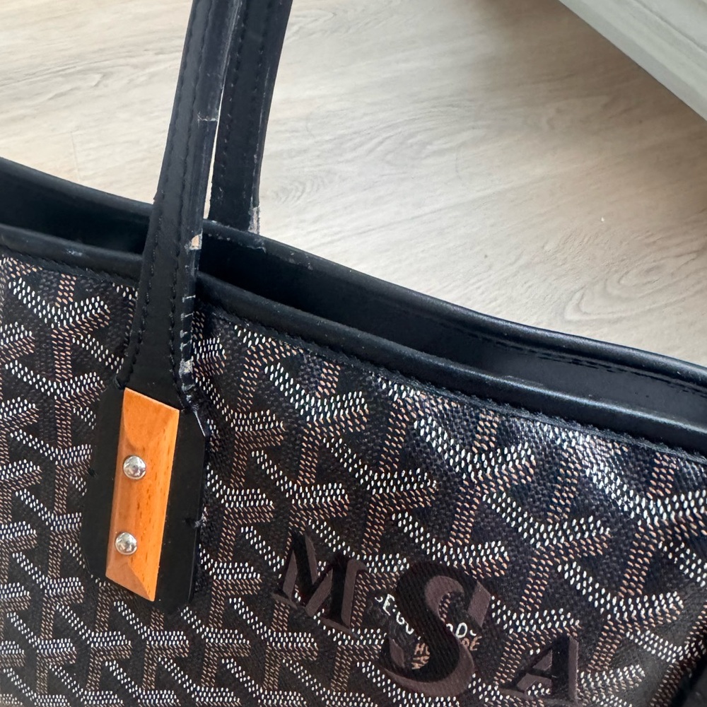 Goyard 2011 Goyardine Marquises Tote Bag - Picture 3 of 6